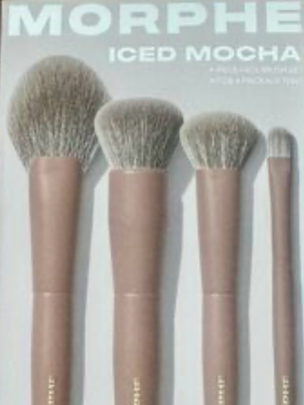 Morphe Iced Mocha Brush Set with Natural Bristles